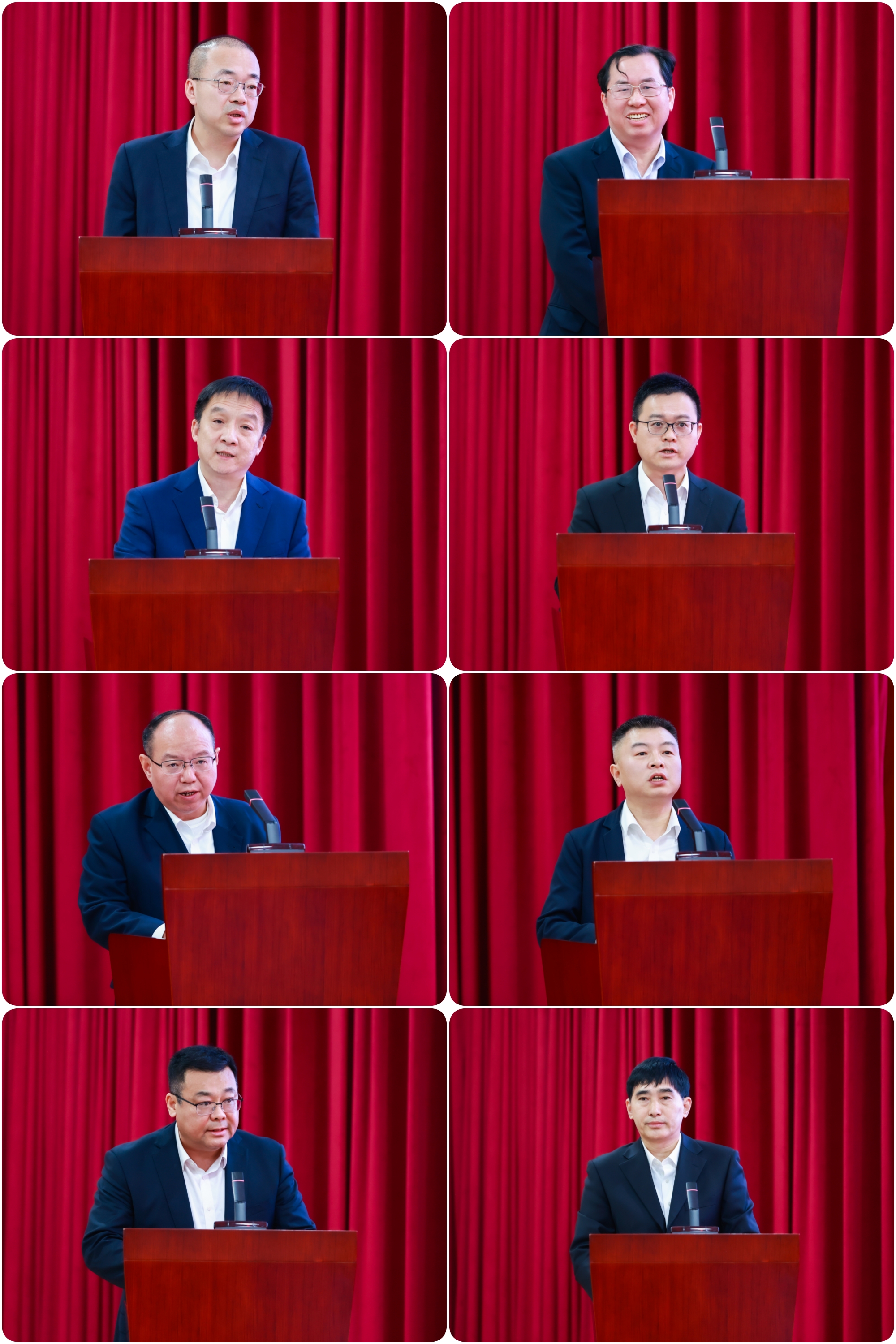 八家單位交流發言